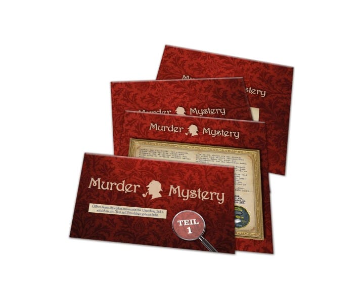 murder mystery spielkarten