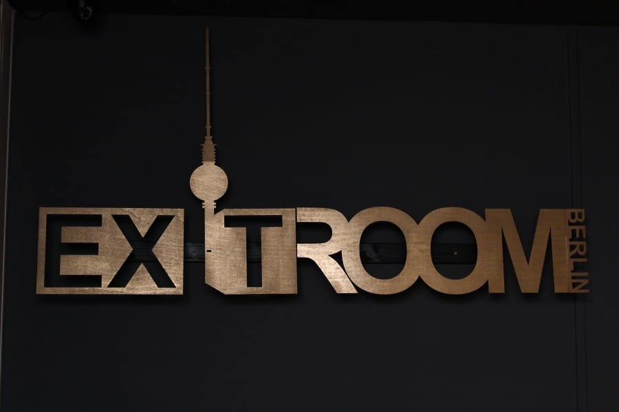 exit room berlin schriftzug