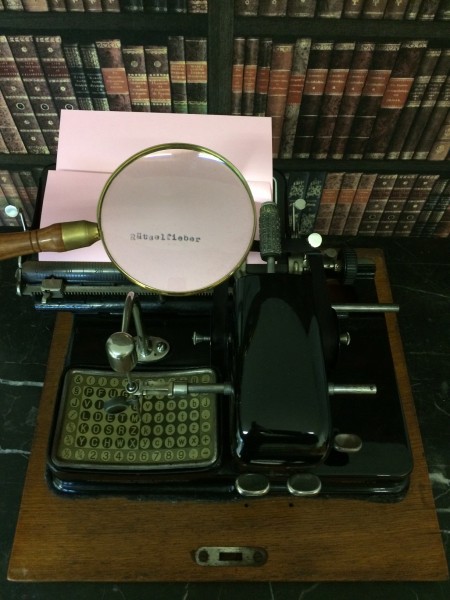raetselspass schreibmaschine