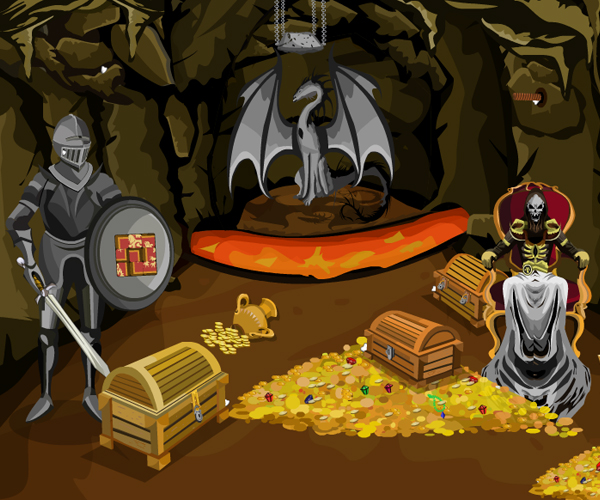 Magma Treasure Cave Escape